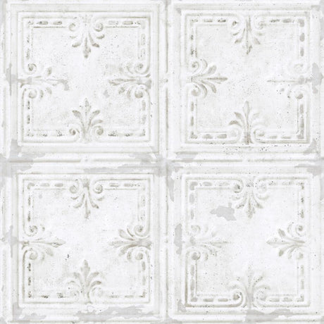 RoomMates RMK11209WP Tin Tile Peel and Stick Wallpaper - Eade's Wallpaper