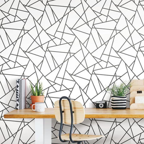 RoomMates RMK11269WP Fracture Peel and Stick Wallpaper - Eade's Wallpaper