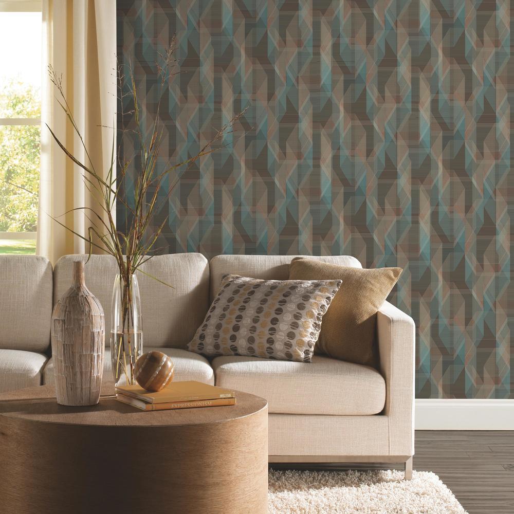 RoomMates RMK11350RL Debonair Geometric Peel and Stick Wallpaper - Eade's Wallpaper