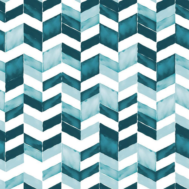 RoomMates RMK11358RL Paul Brent Watercolor Chevron Peel and Stick Wallpaper - Eade's Wallpaper