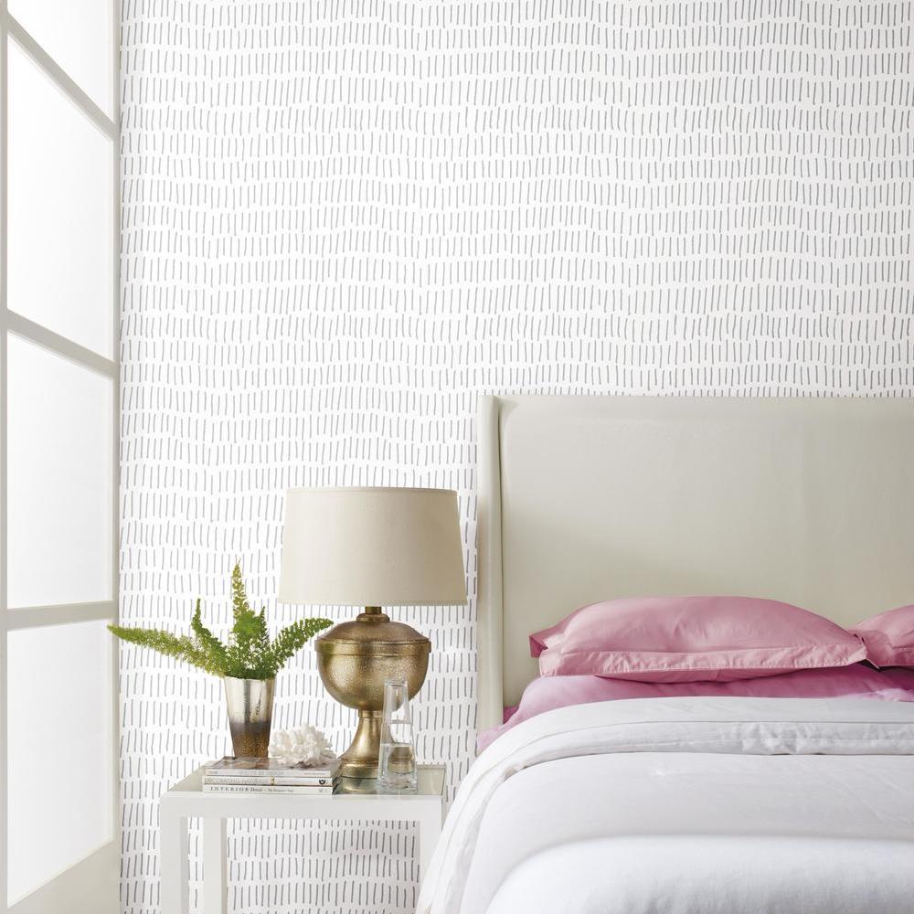 RoomMates RMK11611WP Tick Mark Peel and Stick Wallpaper - Eade's Wallpaper