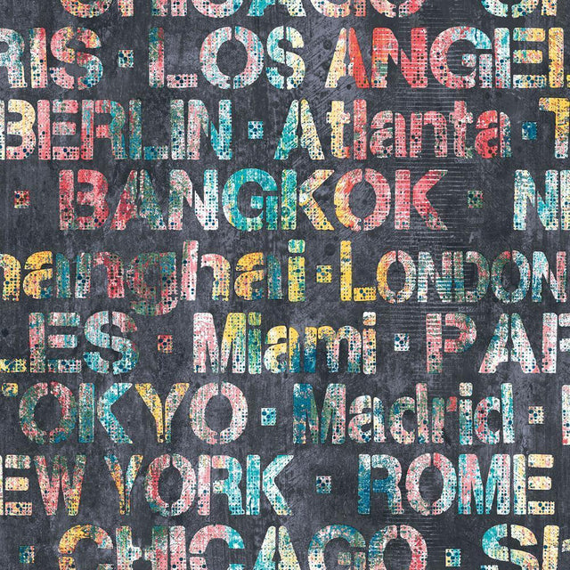 RoomMates RMK11824WP Cities of the World Peel and Stick Wallpaper - Eade's Wallpaper