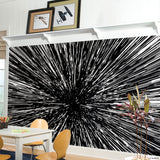 York RMK11412M Hyper Space Black Peel & Stick Wall Mural