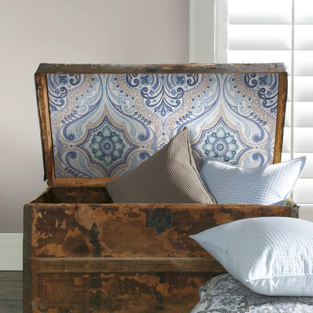 RoomMates RMK11937WP Bohemian Damask Peel and Stick Wallpaper - Eade's Wallpaper
