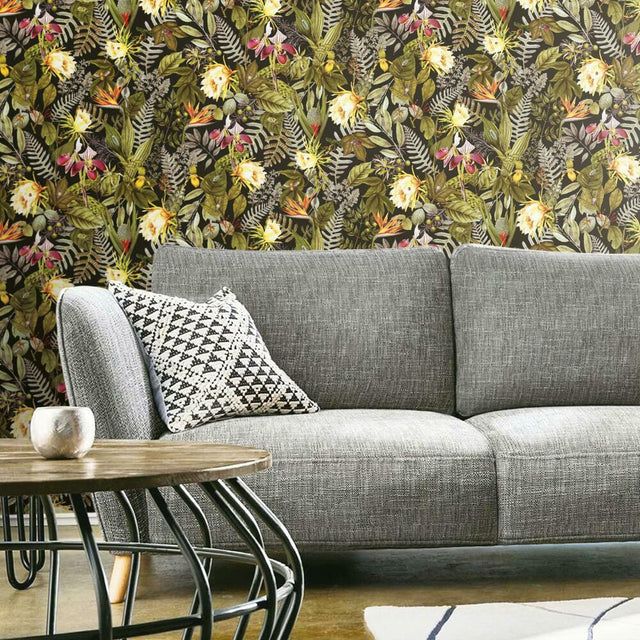 RoomMates RMK11470WP Tropical Flowers Peel and Stick Wallpaper - Eade's Wallpaper