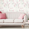 RoomMates RMK11473WP Floral Sprig Peel and Stick Wallpaper - Eade's Wallpaper