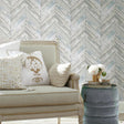 RoomMates RMK11453WP Herringbone Wood Boards Peel and Stick Wallpaper - Eade's Wallpaper