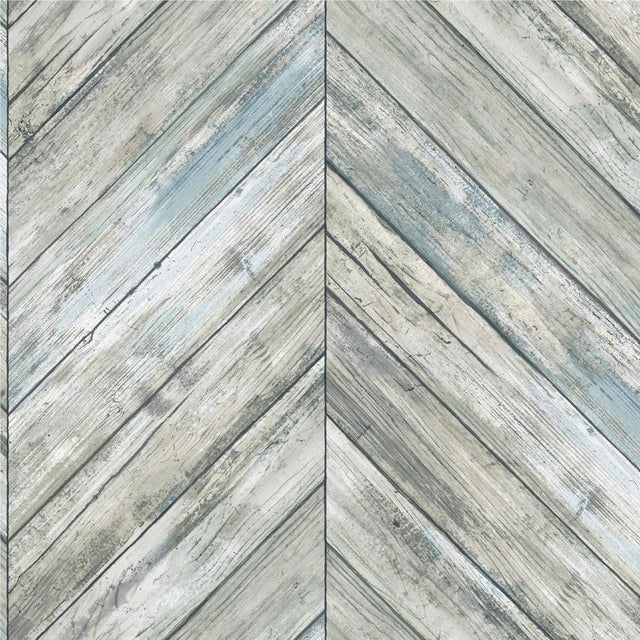 RoomMates RMK11455WP Herringbone Wood Boards Peel and Stick Wallpaper - Eade's Wallpaper