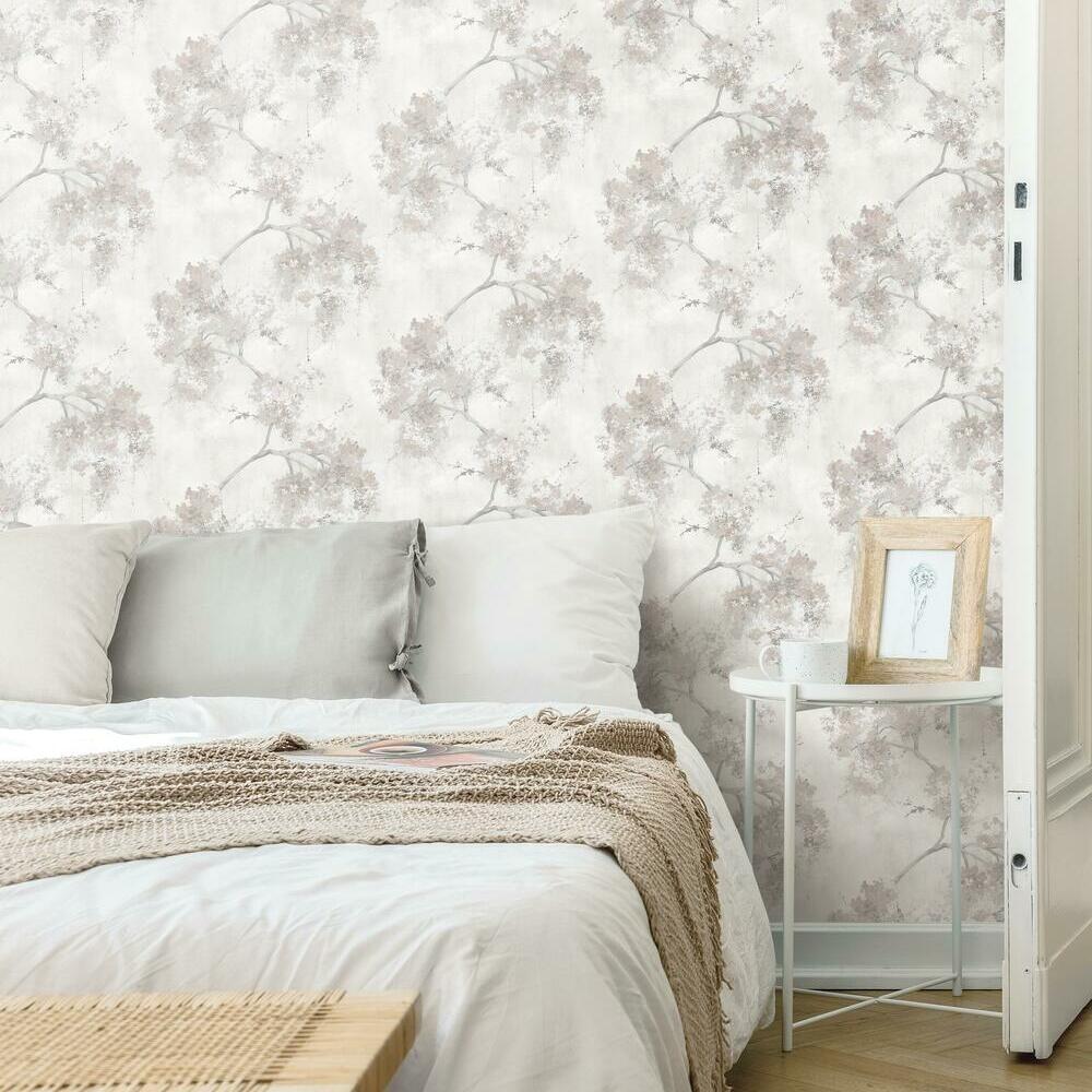 RoomMates RMK11464RL Weeping Cherry Tree Blossom Peel and Stick Wallpaper - Eade's Wallpaper