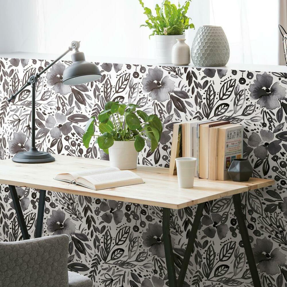 RoomMates RMK11839WP Clara Jean April Showers Peel and Stick Wallpaper - Eade's Wallpaper