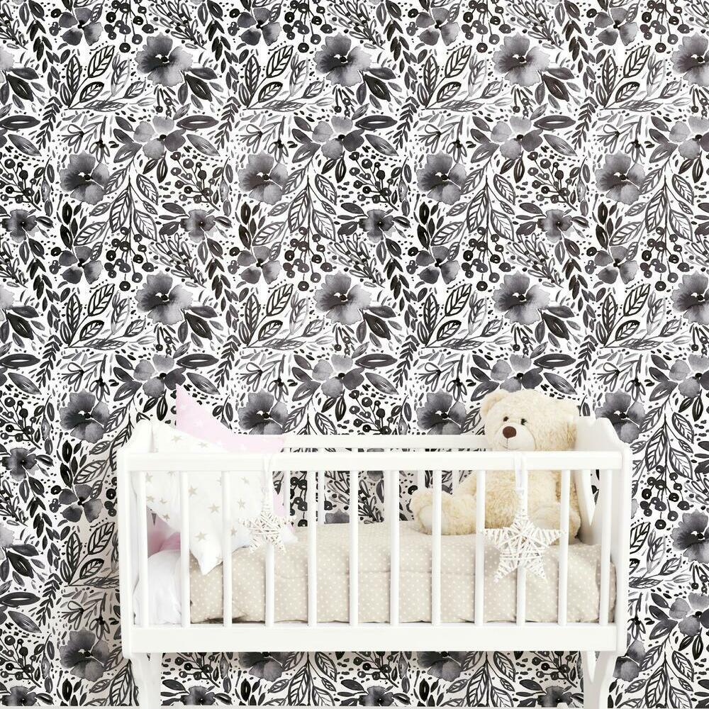RoomMates RMK11906WP Clara Jean April Showers Peel and Stick Wallpaper - Eade's Wallpaper