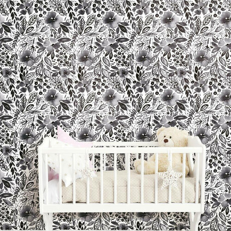 RoomMates RMK11906WP Clara Jean April Showers Peel and Stick Wallpaper - Eade's Wallpaper