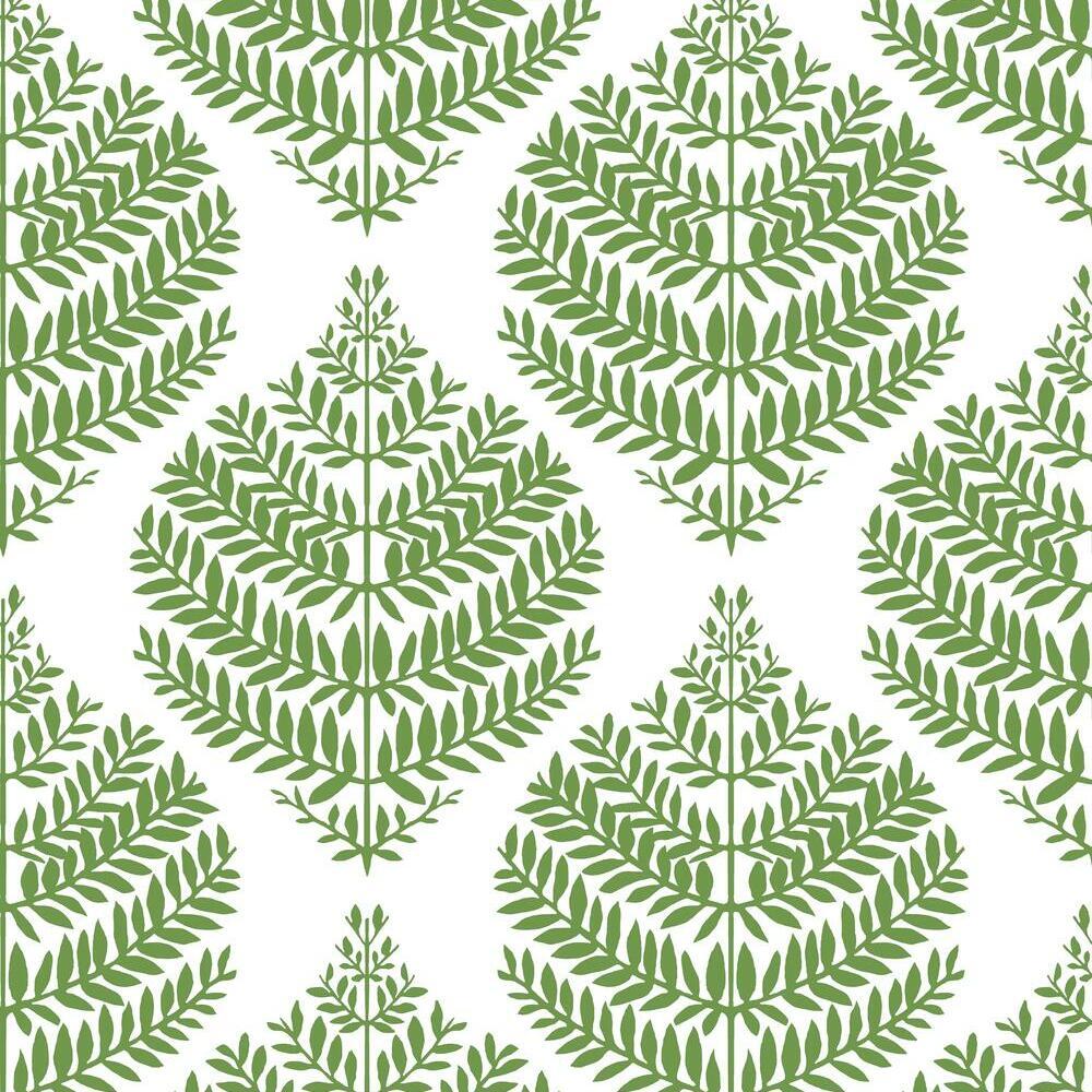 RoomMates RMK11513WP Hygge Fern Damask Peel and Stick Wallpaper - Eade's Wallpaper