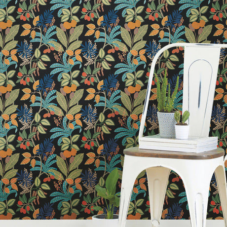 RoomMates RMK11577RL Funky Jungle Peel and Stick Wallpaper - Eade's Wallpaper