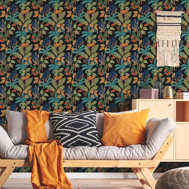 RoomMates RMK11578RL Funky Jungle Peel and Stick Wallpaper - Eade's Wallpaper