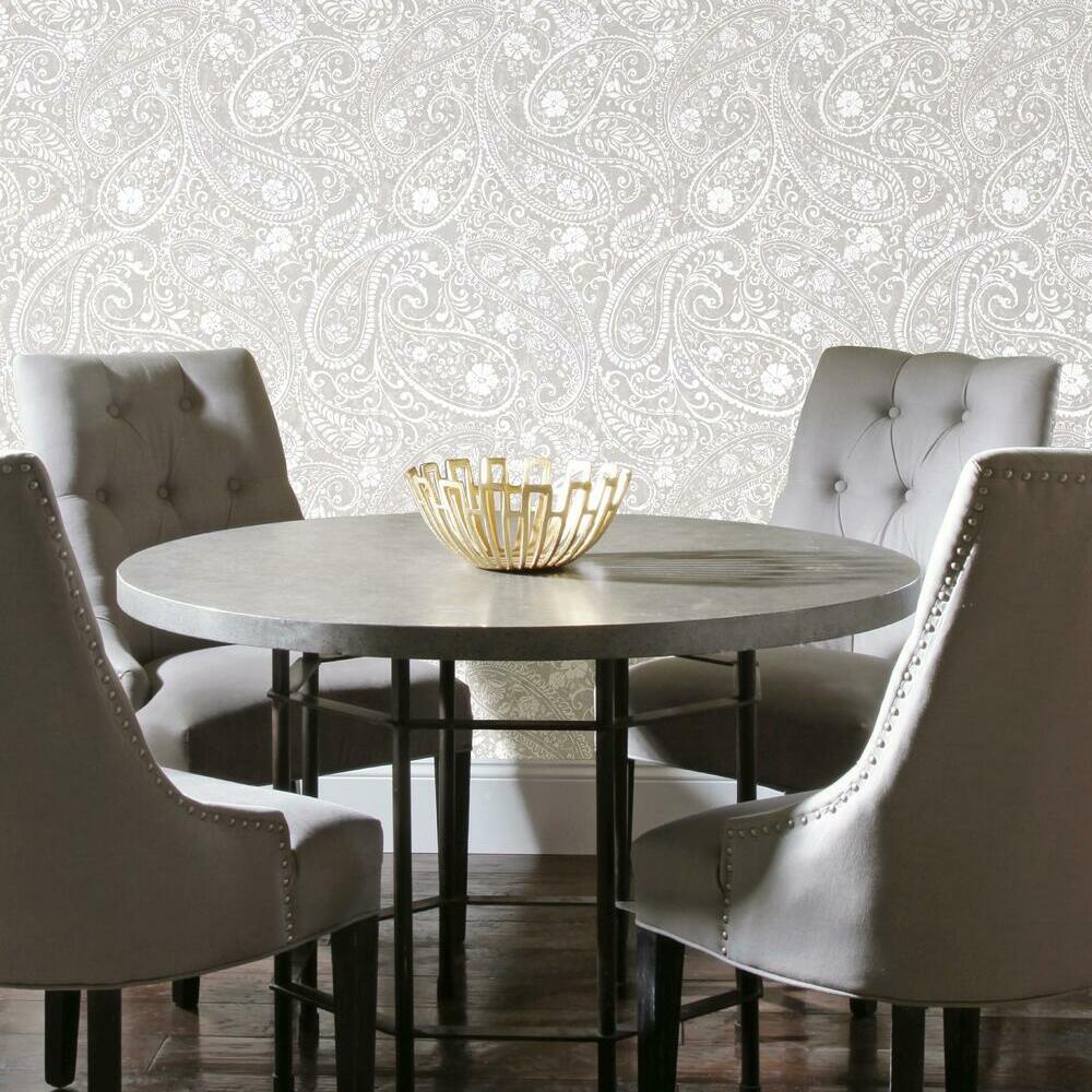 RoomMates RMK11583RL Paisley Prince Peel and Stick Wallpaper - Eade's Wallpaper