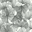RoomMates RMK11601WP Ginkgo Leaves Peel and Stick Wallpaper - Eade's Wallpaper