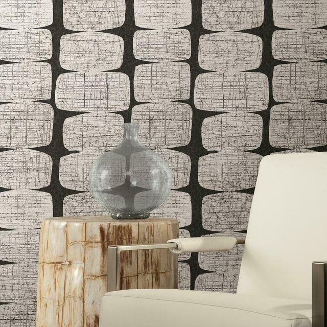 RoomMates RMK11619RL Mid-Century Beads Peel and Stick Wallpaper - Eade's Wallpaper