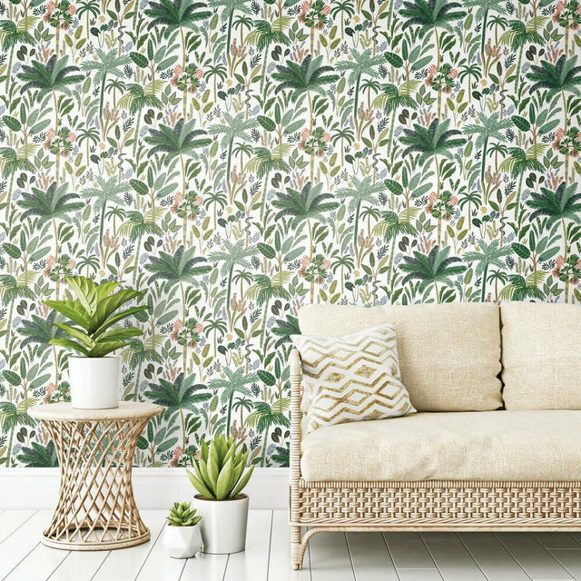 RoomMates RMK11642RL Tropical Eden Peel and Stick Wallpaper - Eade's Wallpaper