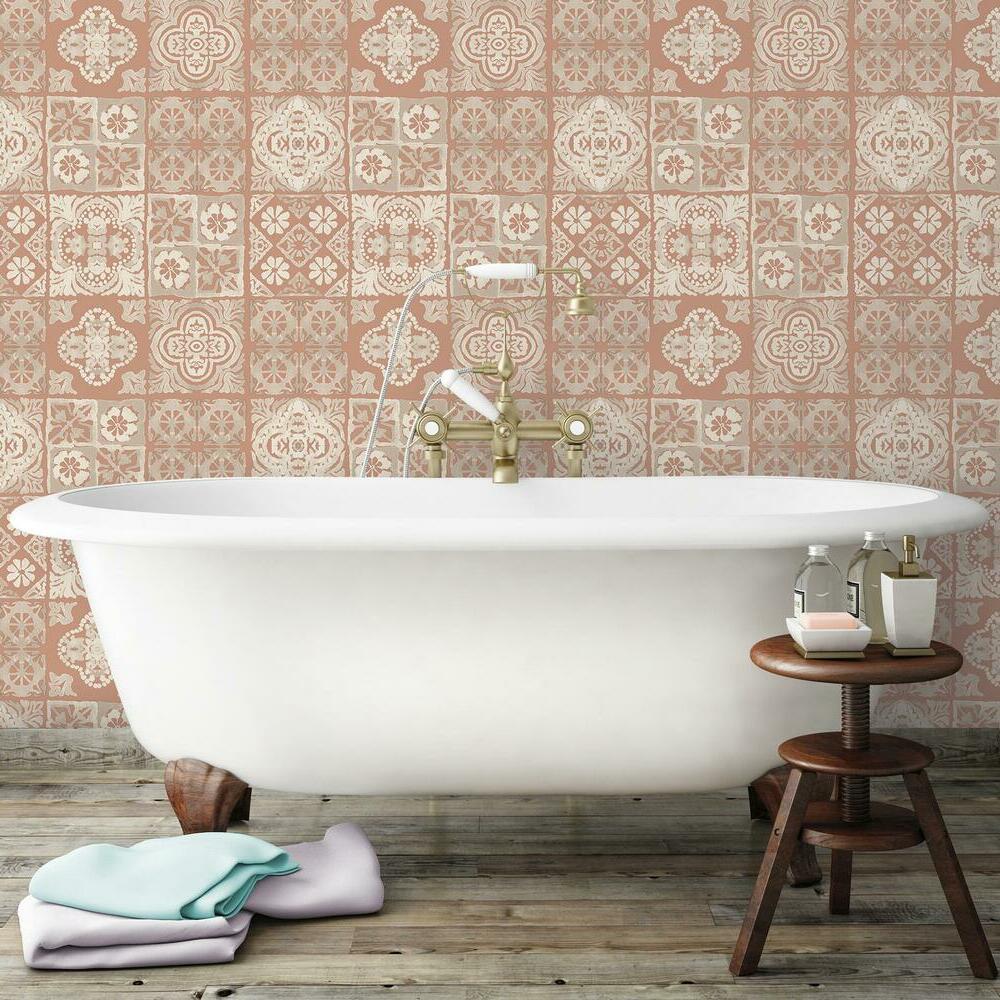 RoomMates RMK11650WP Marrakesh Tile Peel and Stick Wallpaper - Eade's Wallpaper