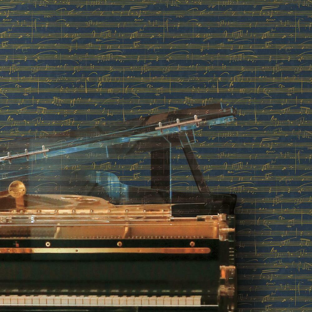 RoomMates RMK11651WP Melody Peel and Stick Wallpaper - Eade's Wallpaper