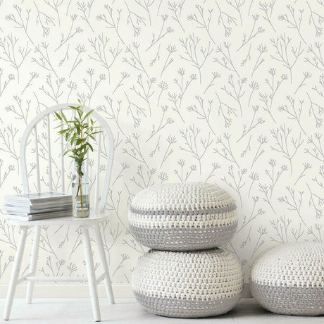 RoomMates RMK11678WP Twigs Peel and Stick Wallpaper - Eade's Wallpaper