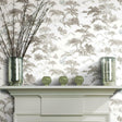 RoomMates RMK11754RL Oriental Toile Peel & Stick Wallpaper - Eade's Wallpaper
