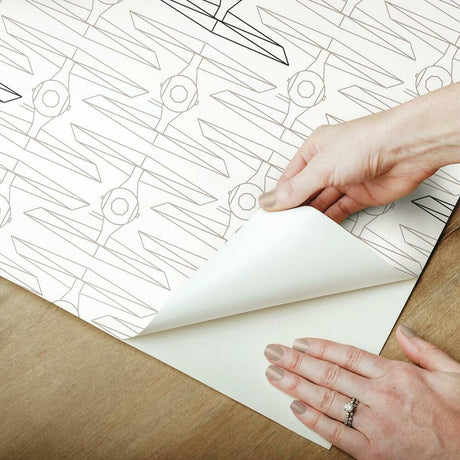 RoomMates RMK11782RL Star Wars Tie Fighter Peel and Stick Wallpaper - Eade's Wallpaper