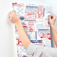 RoomMates RMK11804WP Disney and Pixar Cars Schematic Peel and Stick Wallpaper - Eade's Wallpaper
