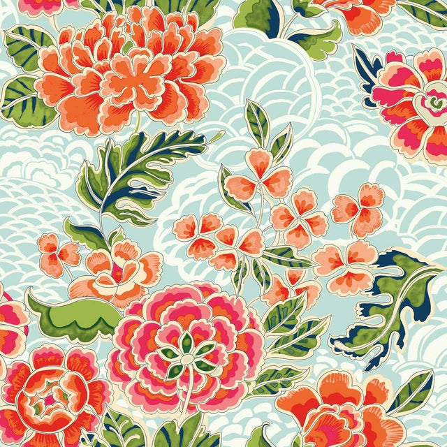 RoomMates RMK11854RL Waverly Zen Garden Peel and Stick Wallpaper - Eade's Wallpaper