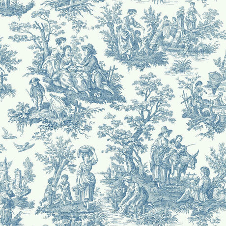 RoomMates RMK11868WP Waverly Country Life Toile Peel and Stick Wallpaper - Eade's Wallpaper