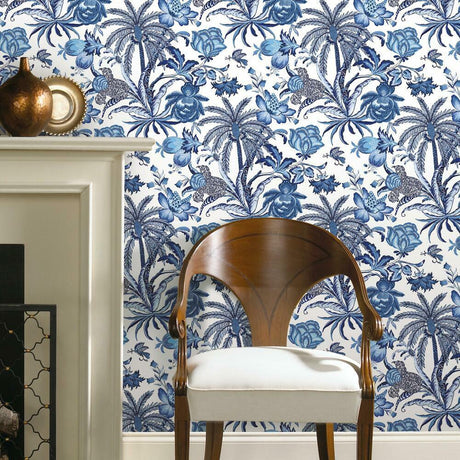 RoomMates RMK11882RL Waverly Exotic Curiosity Peel and Stick Wallpaper - Eade's Wallpaper