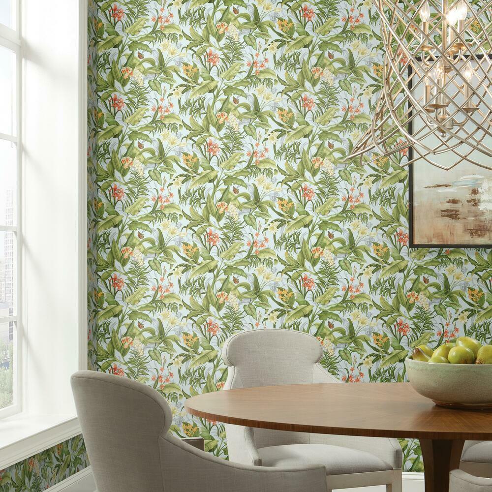 RoomMates RMK11894RL Waverly Wailea Coast Peel and Stick Wallpaper - Eade's Wallpaper