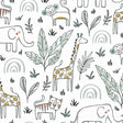RoomMates RMK11980RL Jungle Menagerie Peel and Stick Wallpaper - Eade's Wallpaper