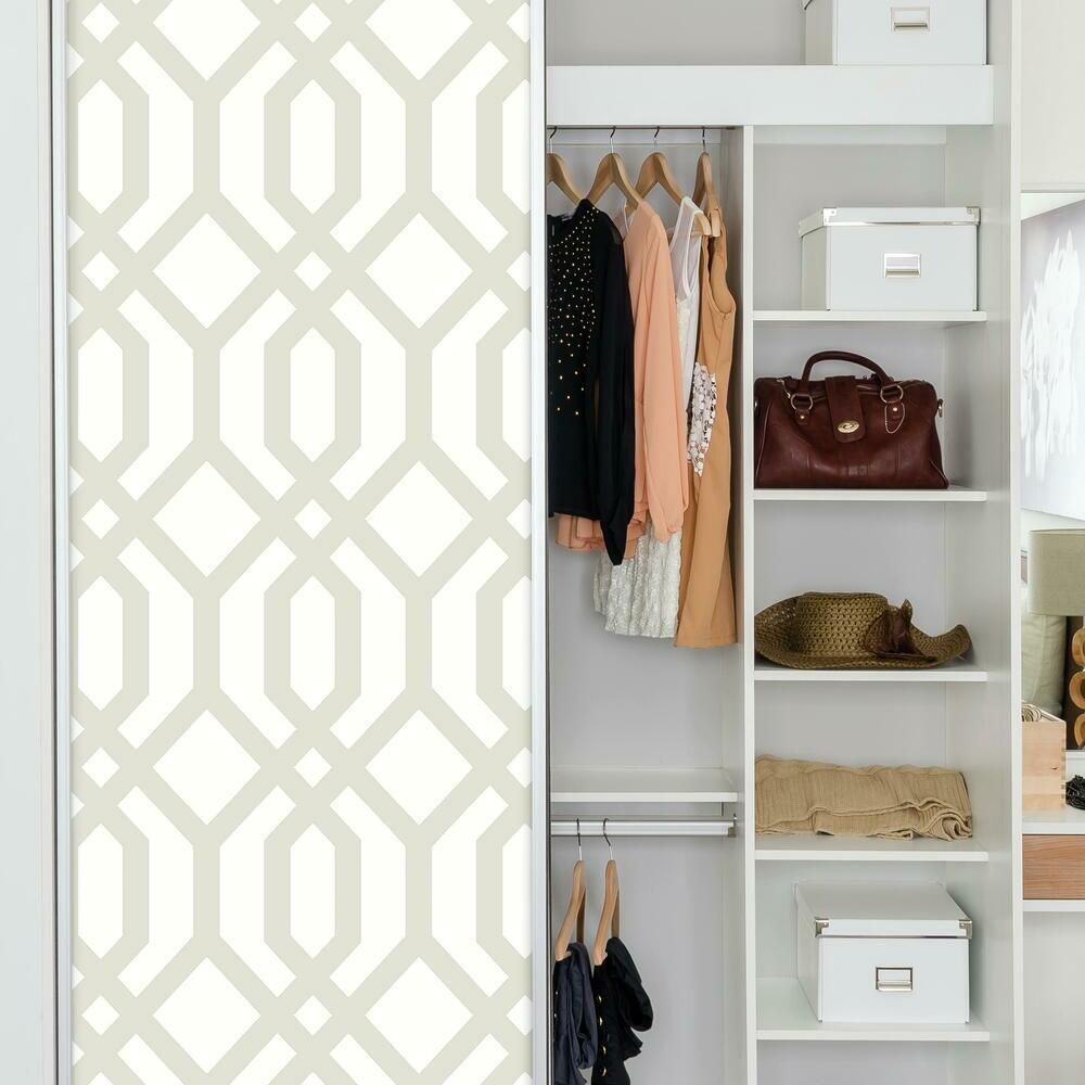 RoomMates RMK12012WP Gazebo Lattice Peel and Stick Wallpaper - Eade's Wallpaper