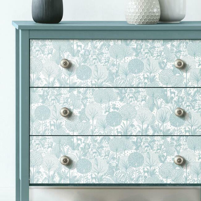 RoomMates RMK12074RL Forest Friends Peel & Stick Wallpaper - Eade's Wallpaper