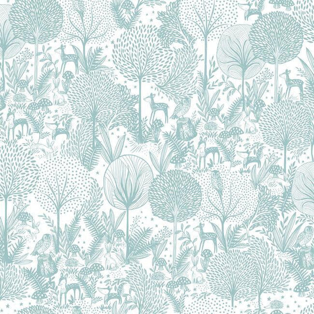 RoomMates RMK12076RL Forest Friends Peel & Stick Wallpaper - Eade's Wallpaper