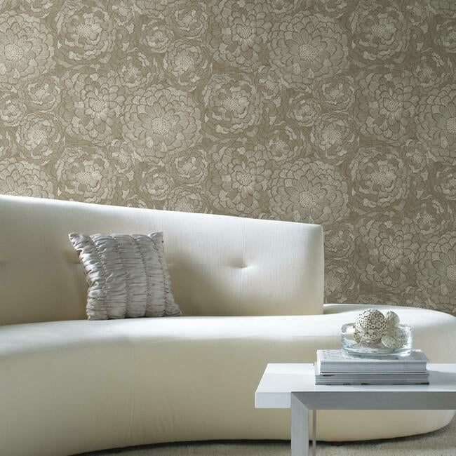 RoomMates RMK12109WP Zen Dahlia Peel & Stick Wallpaper - Eade's Wallpaper