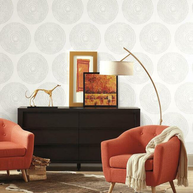RoomMates RMK12230PLW Nikki Chu Medali Peel & Stick Wallpaper - Eade's Wallpaper