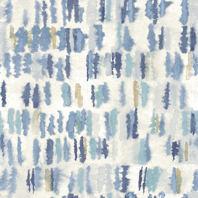 RoomMates RMK12533RL Tamara Day Watercolor Fountain Wallpaper - Eade's Wallpaper