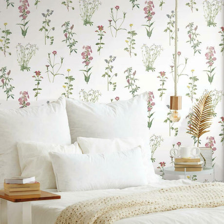RoomMates RMK11645RL Botanical Peel and Stick Wallpaper - Eade's Wallpaper