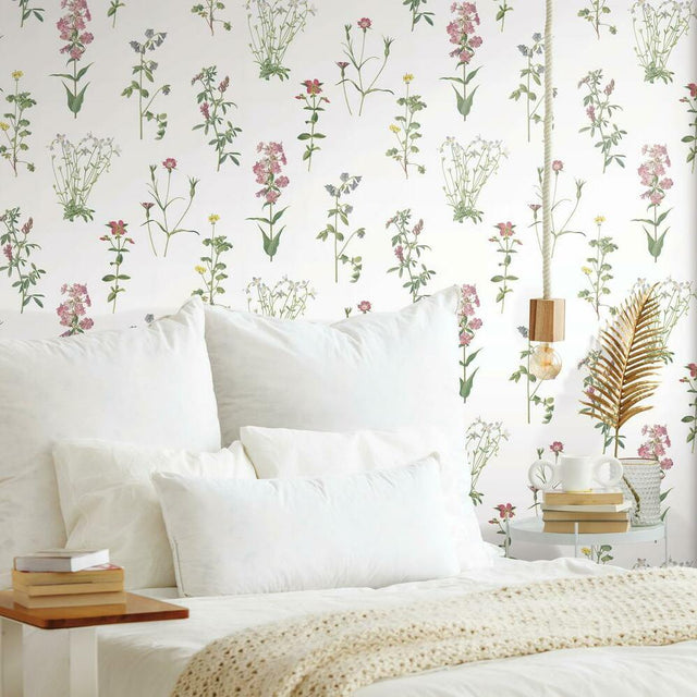 RoomMates RMK11645RL Botanical Peel and Stick Wallpaper - Eade's Wallpaper