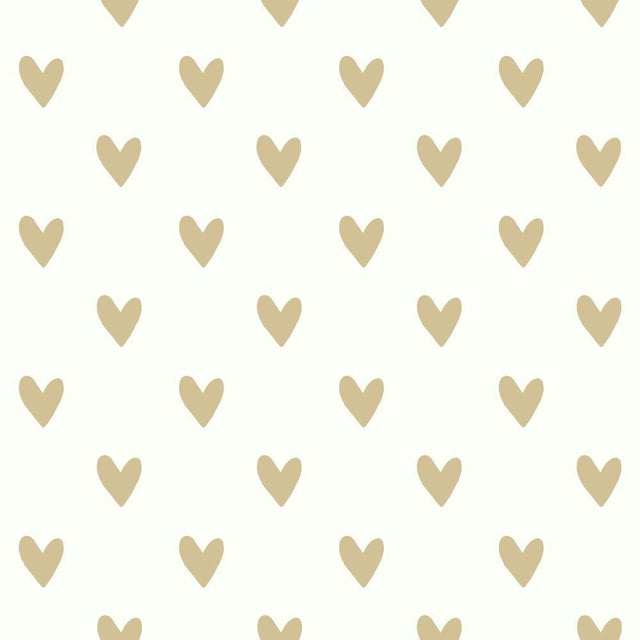 RoomMates RMK3525WP Heart Peel and Stick Wallpaper - Eade's Wallpaper
