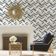 RoomMates RMK9004WP Chevron Stripe Peel and Stick Wallpaper - Eade's Wallpaper