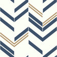 RoomMates RMK9002WP Chevron Stripe Peel and Stick Wallpaper - Eade's Wallpaper
