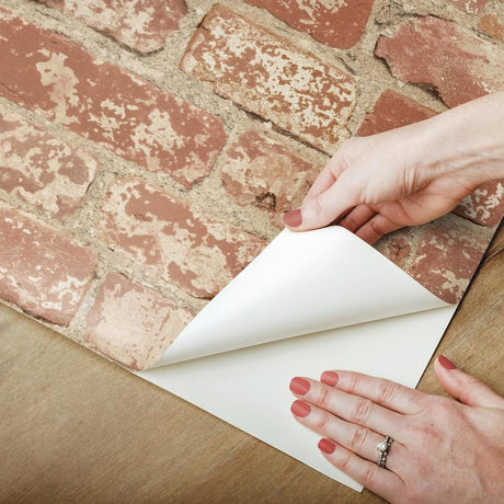 RoomMates RMK11940WP Brick Peel and Stick Wallpaper - Eade's Wallpaper
