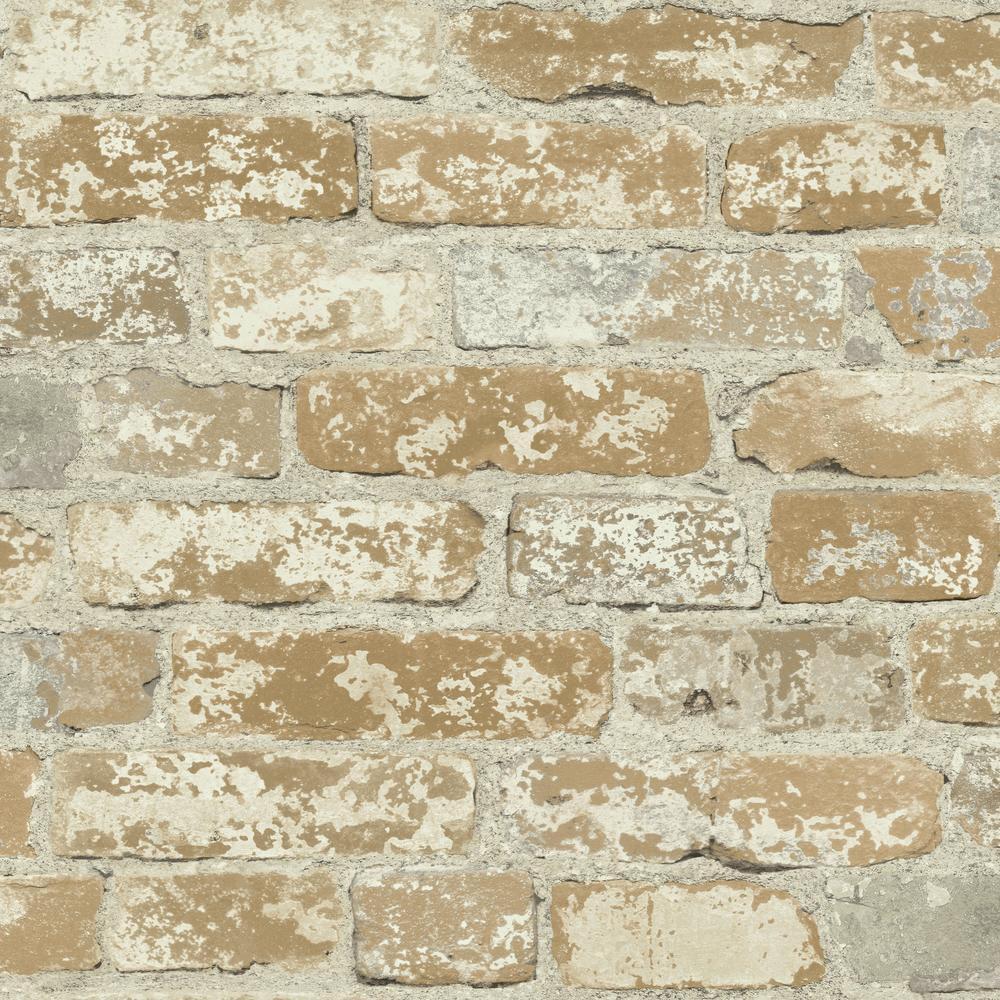 RoomMates RMK11939WP Brick Peel and Stick Wallpaper - Eade's Wallpaper