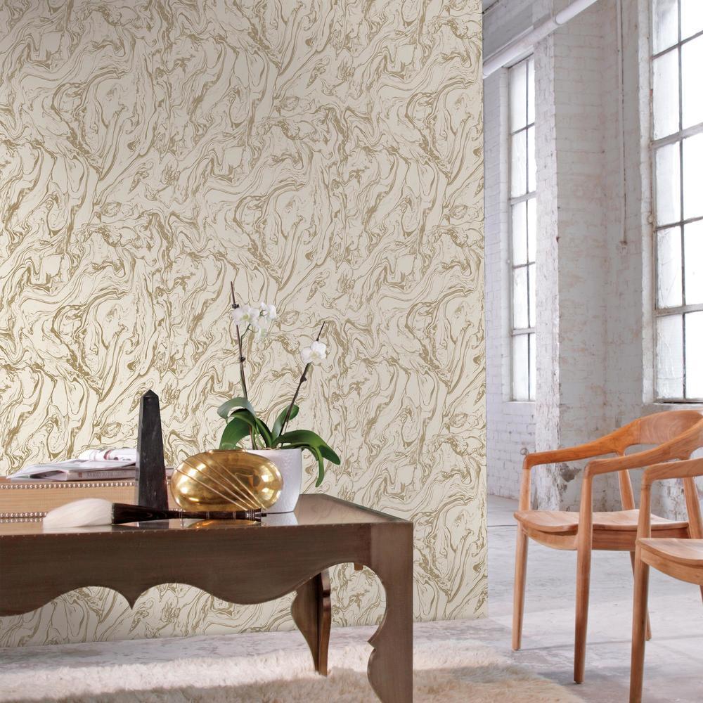 RoomMates RMK9081WP Marble Peel and Stick Wallpaper - Eade's Wallpaper