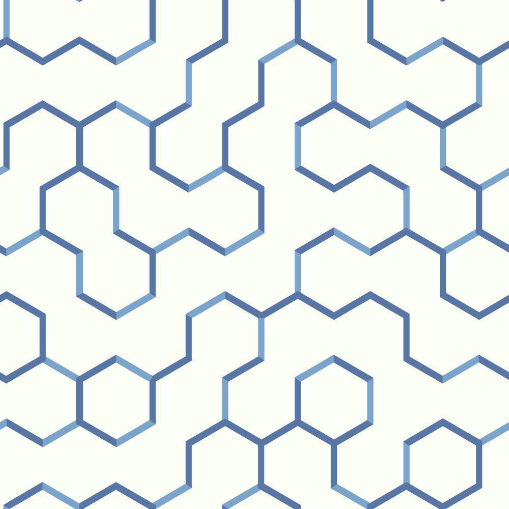 RoomMates RMK9093WP Open Geometric Peel and Stick Wallpaper - Eade's Wallpaper