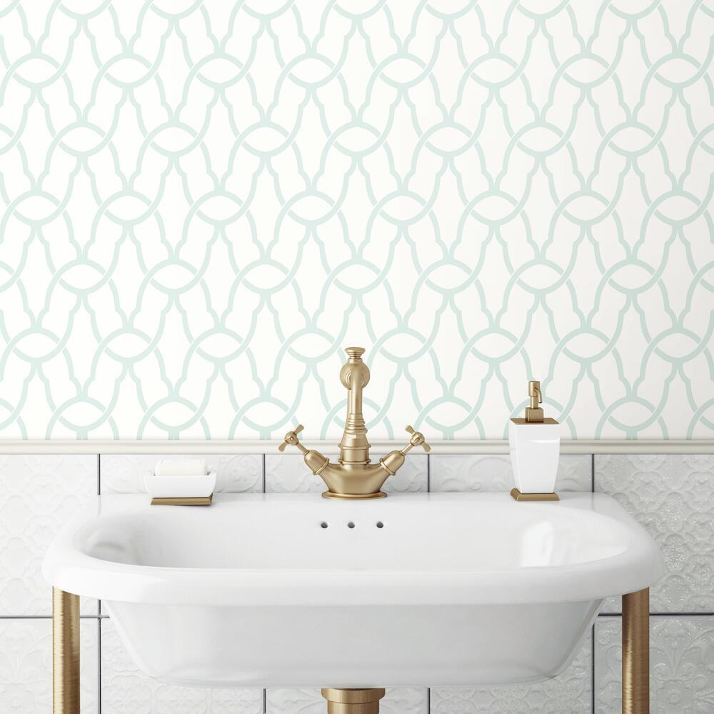 RoomMates RMK9121WP Trellis Peel and Stick Wallpaper - Eade's Wallpaper